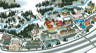 The VistaMap Town of Vail guest map is a prime example of detailed rendering, providing visual cues to enhance written information. copyright 2016 Gary Milliken / VistaMap