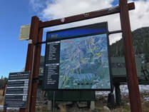 Picture of Lumiplan electronic information display at Heavenly Valley ski resort in California/Nevada